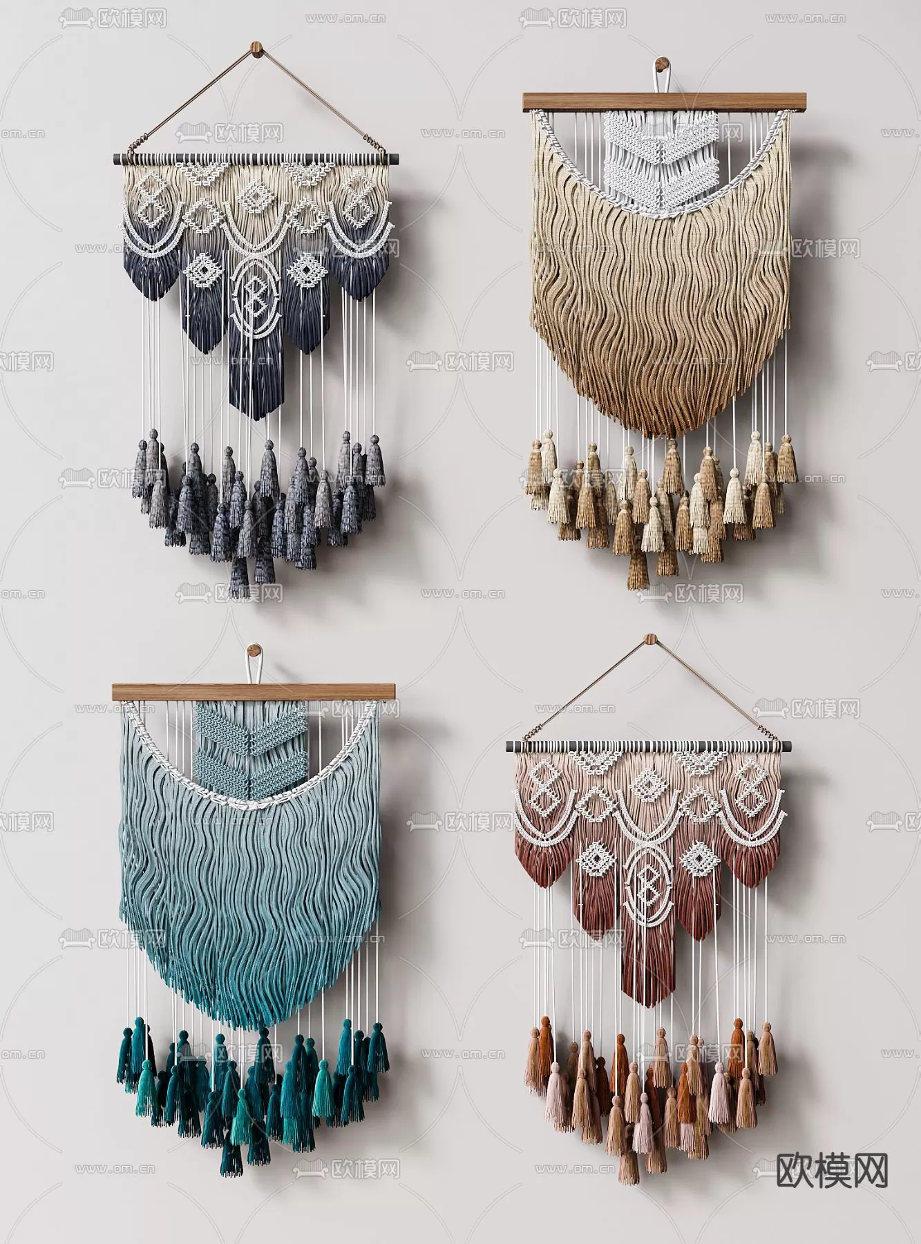 WABI SABI STYLE 3D MODELS – DECOR SETS – 0224