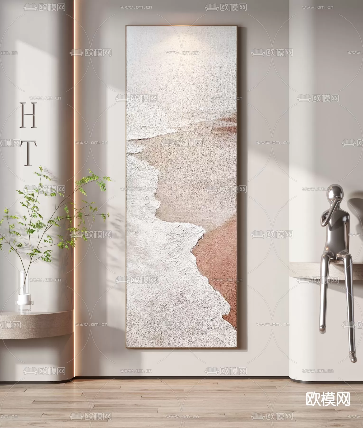 WABI SABI STYLE 3D MODELS – DECOR SETS – 0227