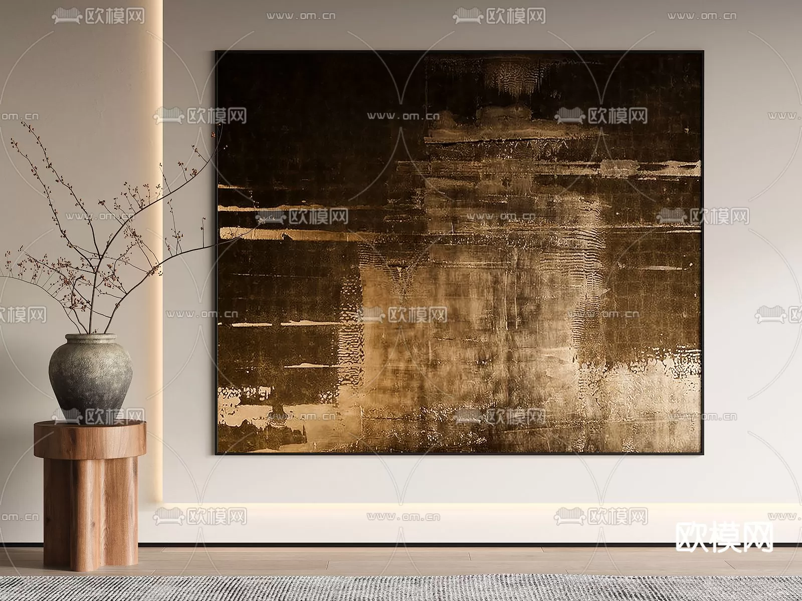 WABI SABI STYLE 3D MODELS – DECOR SETS – 0232