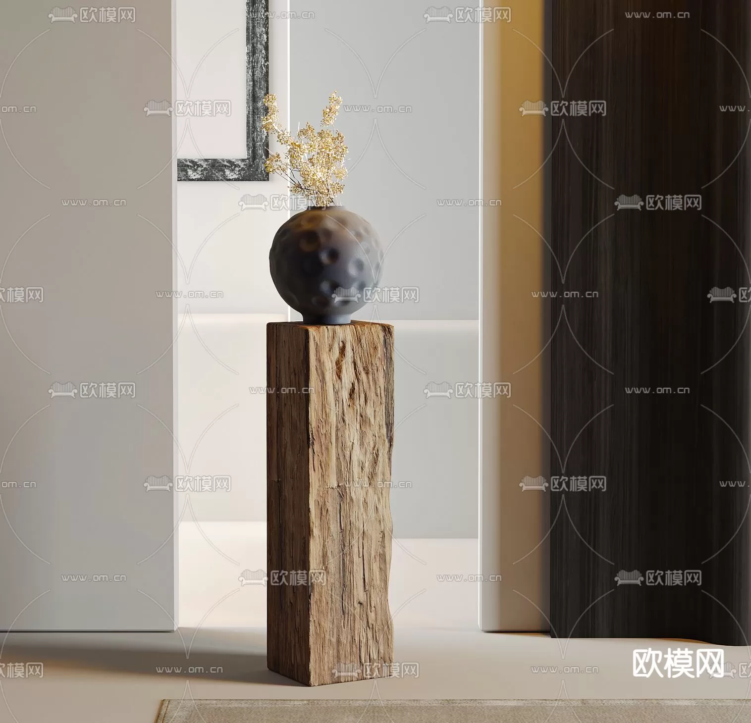 WABI SABI STYLE 3D MODELS – DECOR SETS – 0261