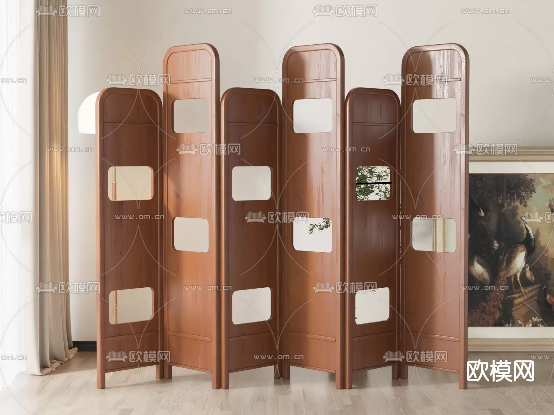 WABI SABI STYLE 3D MODELS – PANELS – 0034