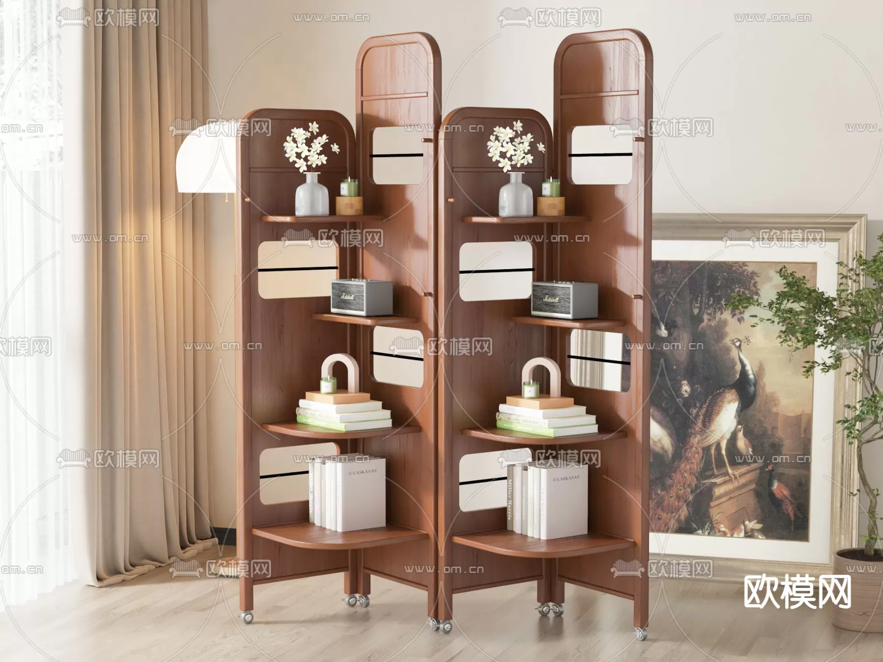 WABI SABI STYLE 3D MODELS – PANELS – 0035