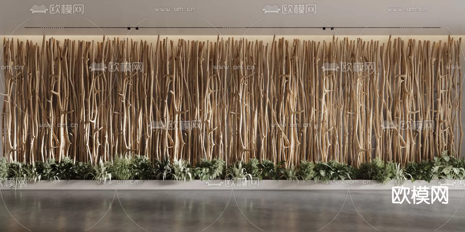 WABI SABI STYLE 3D MODELS – PANELS – 0041