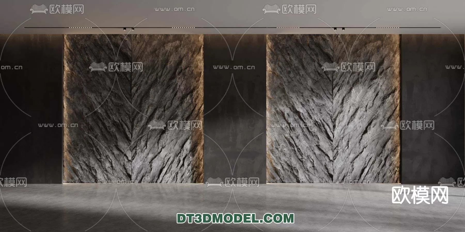 WABI SABI STYLE 3D MODELS – PANELS – 0042