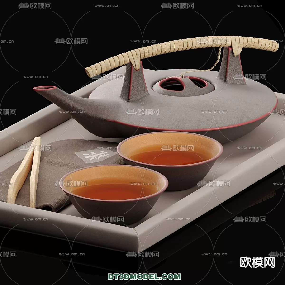 TEAPOT SET 3D MODELS – 001