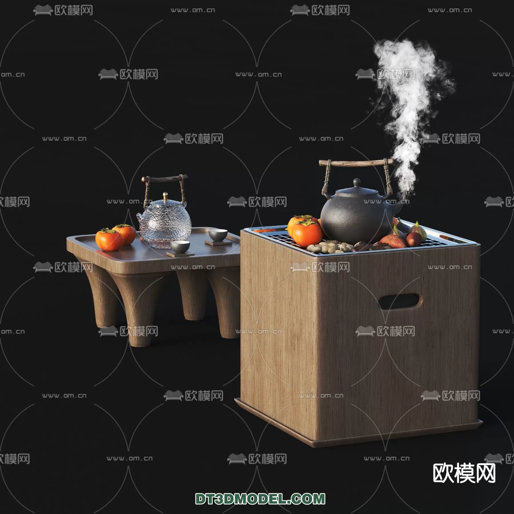 TEAPOT SET 3D MODELS – 003