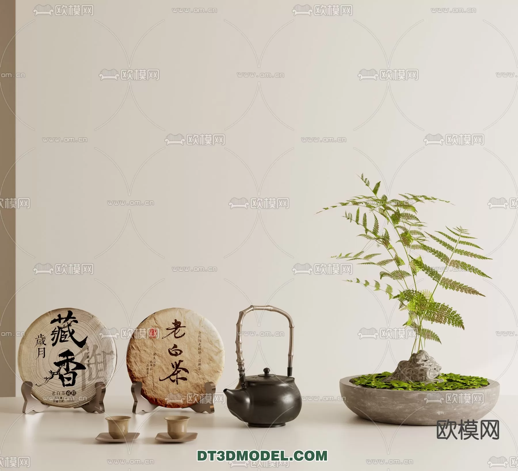 TEAPOT SET 3D MODELS – 005