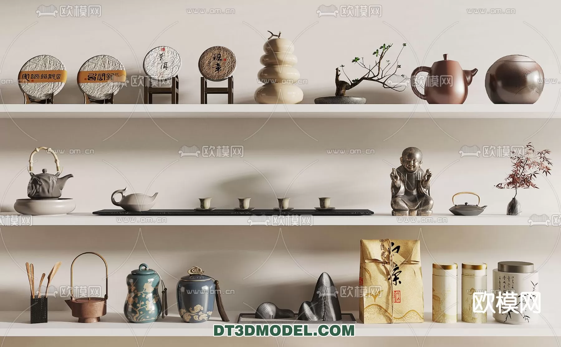 TEAPOT SET 3D MODELS – 006