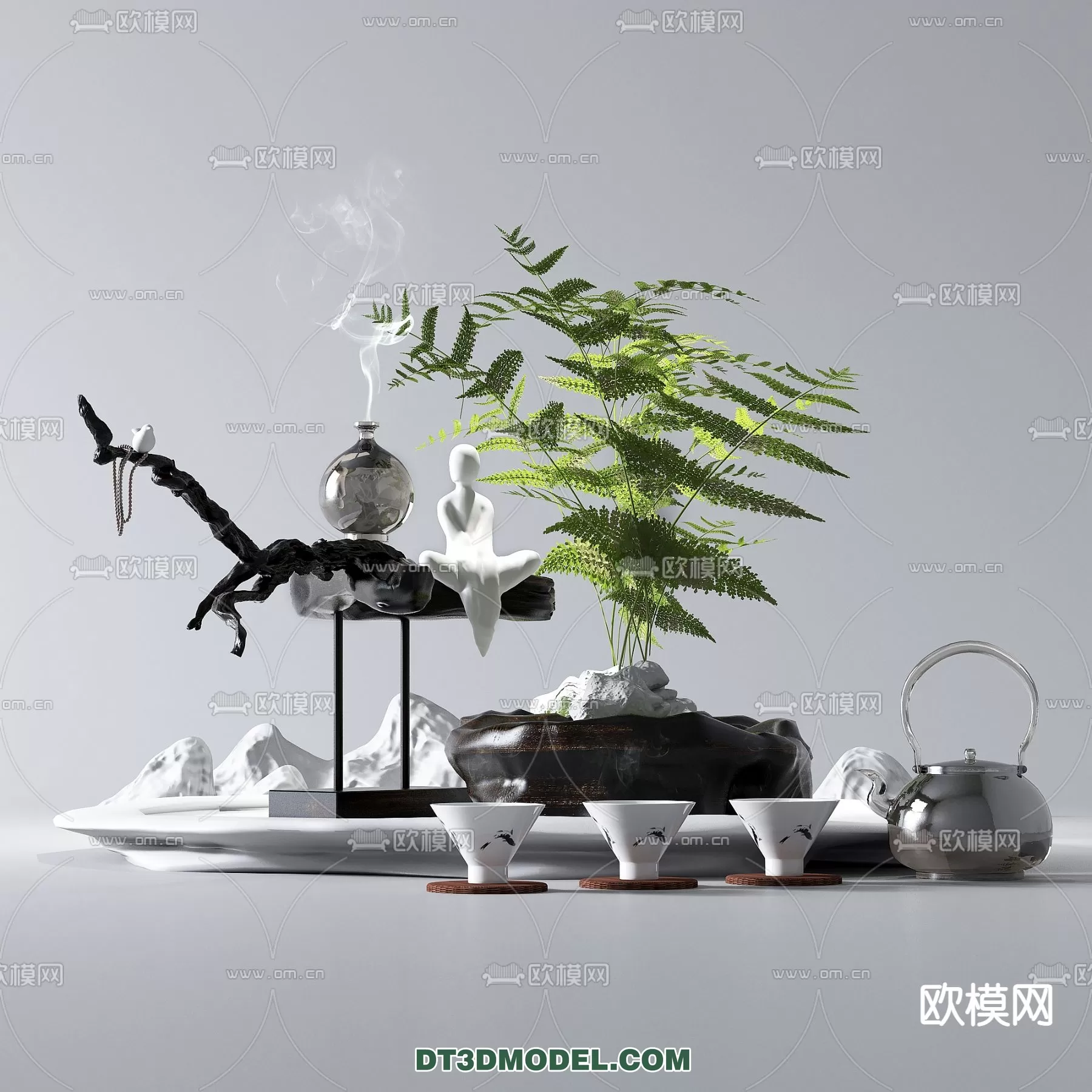 TEAPOT SET 3D MODELS – 007