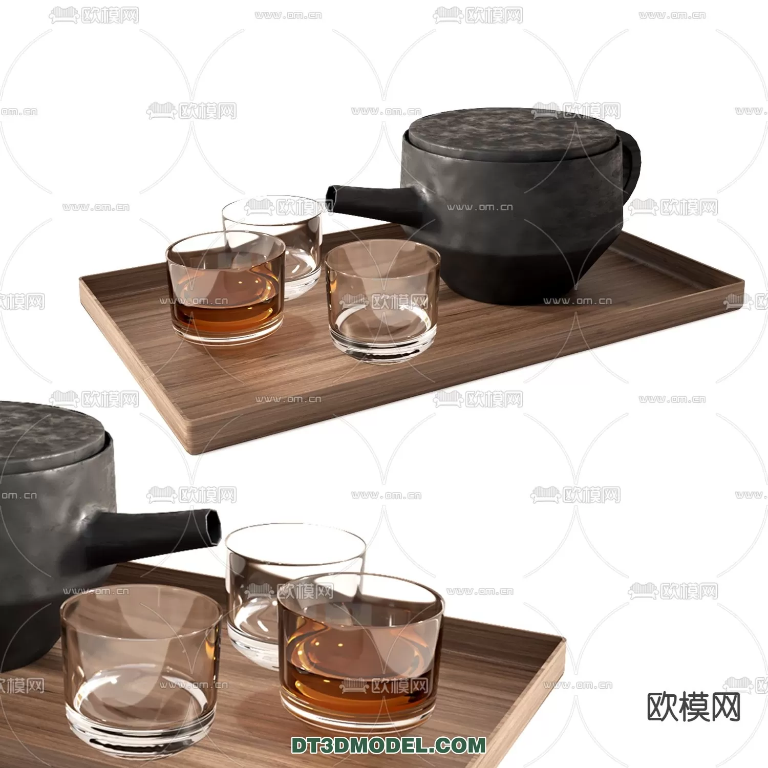 TEAPOT SET 3D MODELS – 008
