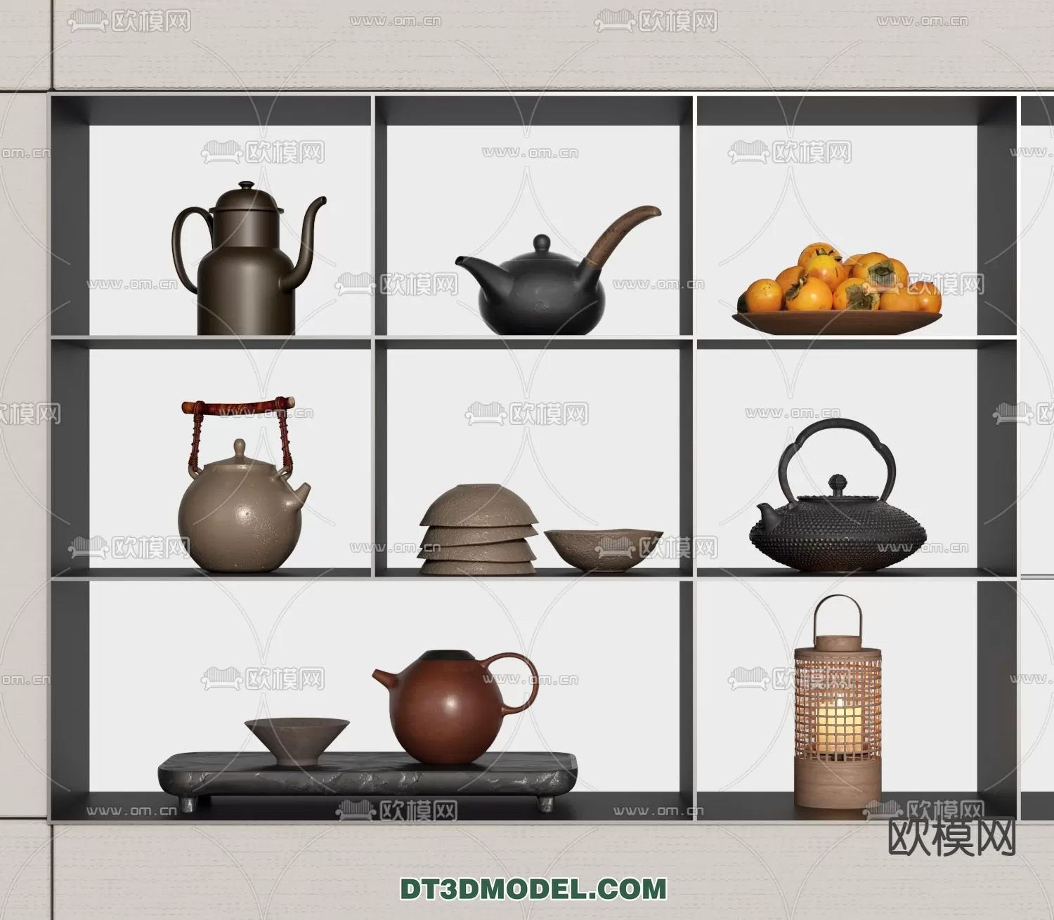 TEAPOT SET 3D MODELS – 011