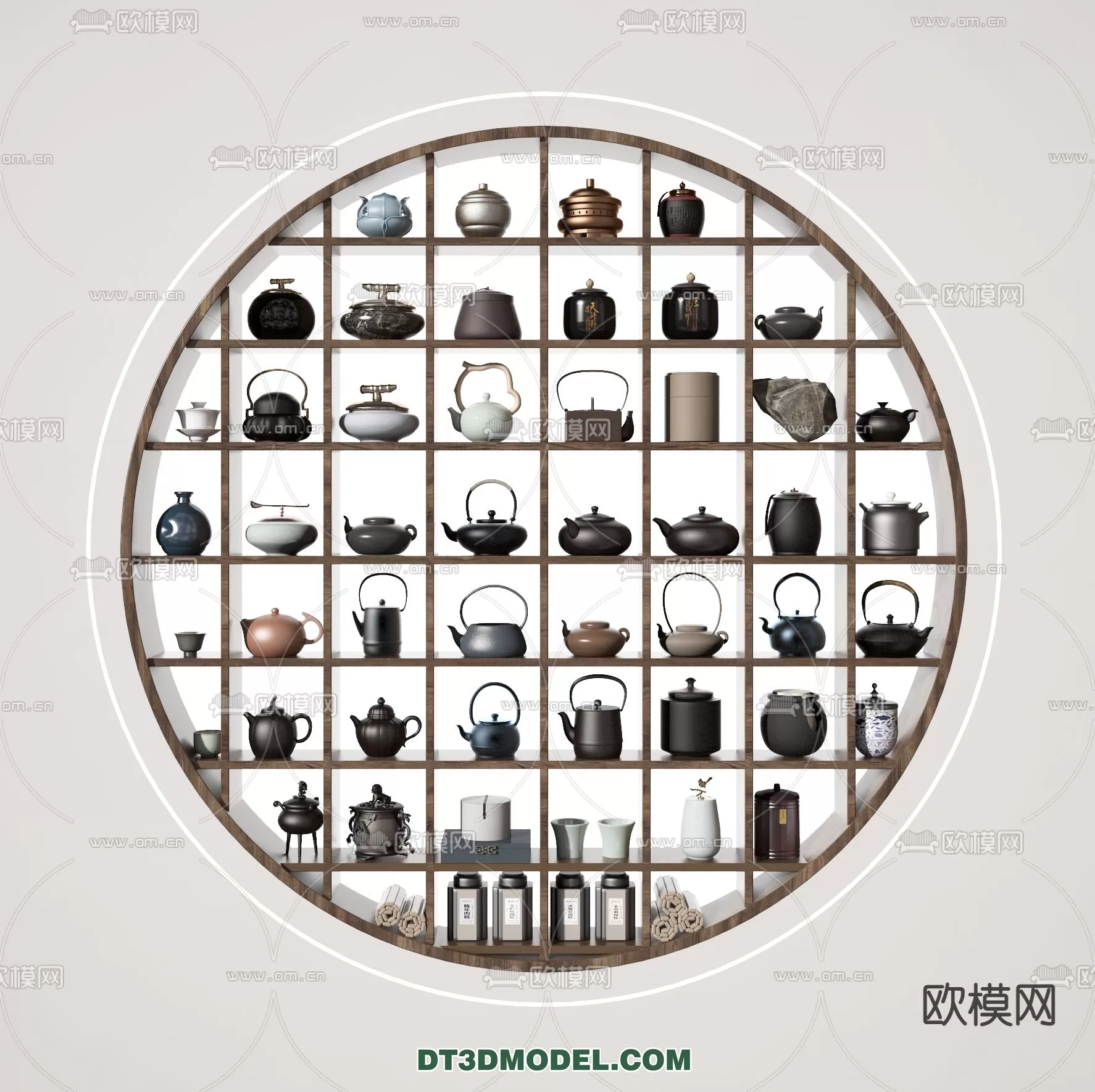 TEAPOT SET 3D MODELS – 013