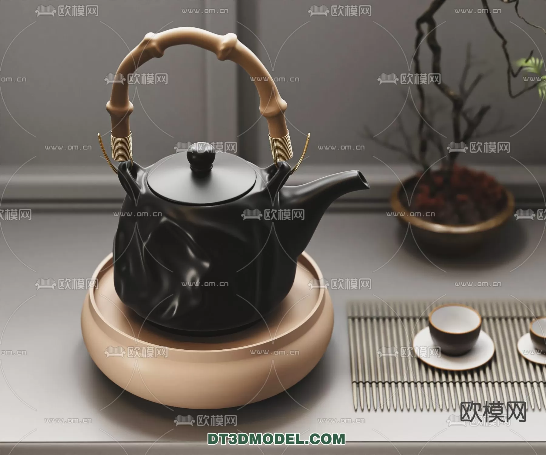 TEAPOT SET 3D MODELS – 016