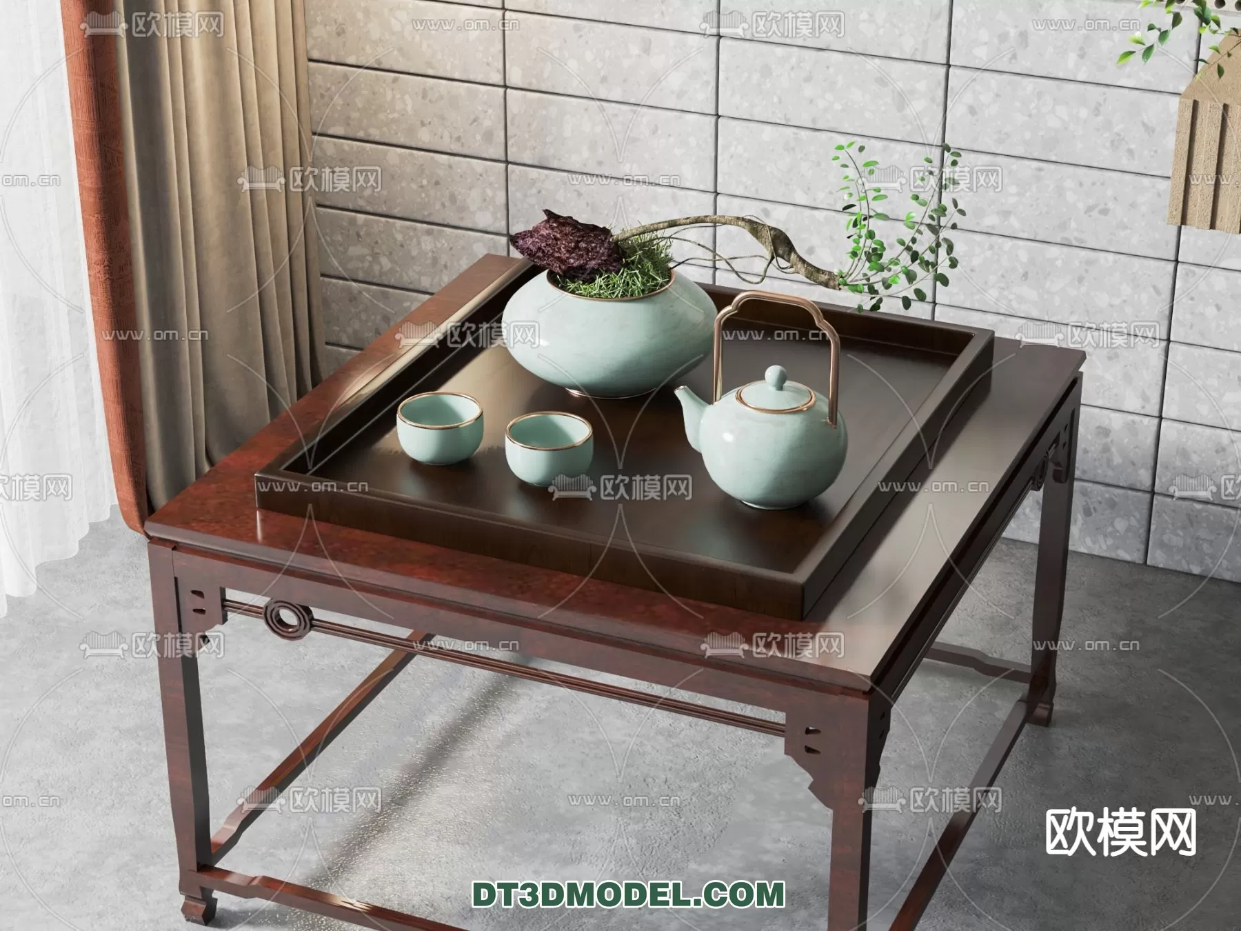 TEAPOT SET 3D MODELS – 018