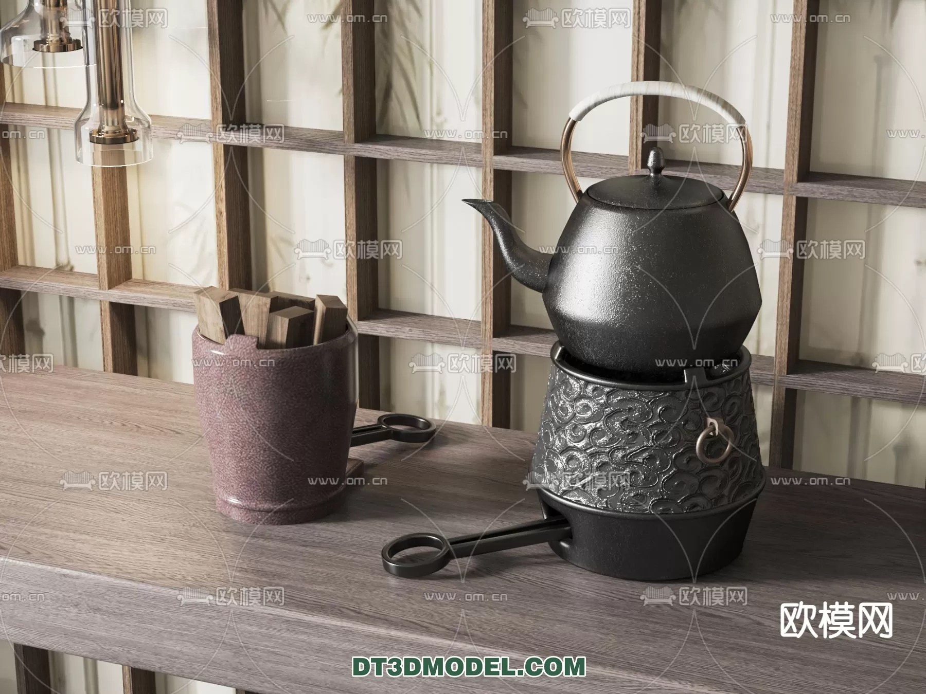 TEAPOT SET 3D MODELS – 024