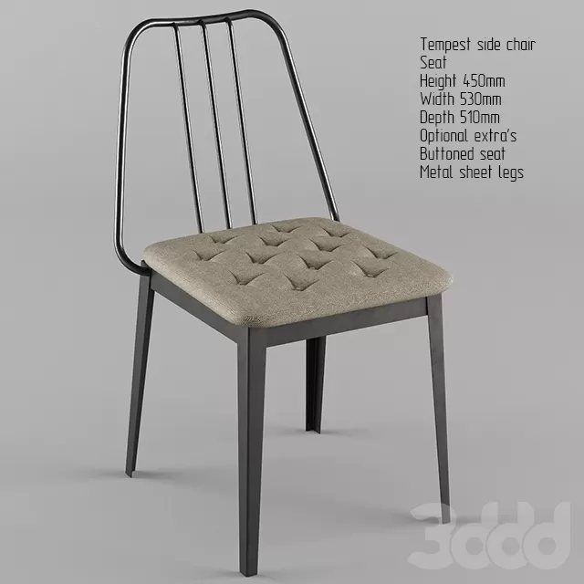 Chair tempest side chair – 210099