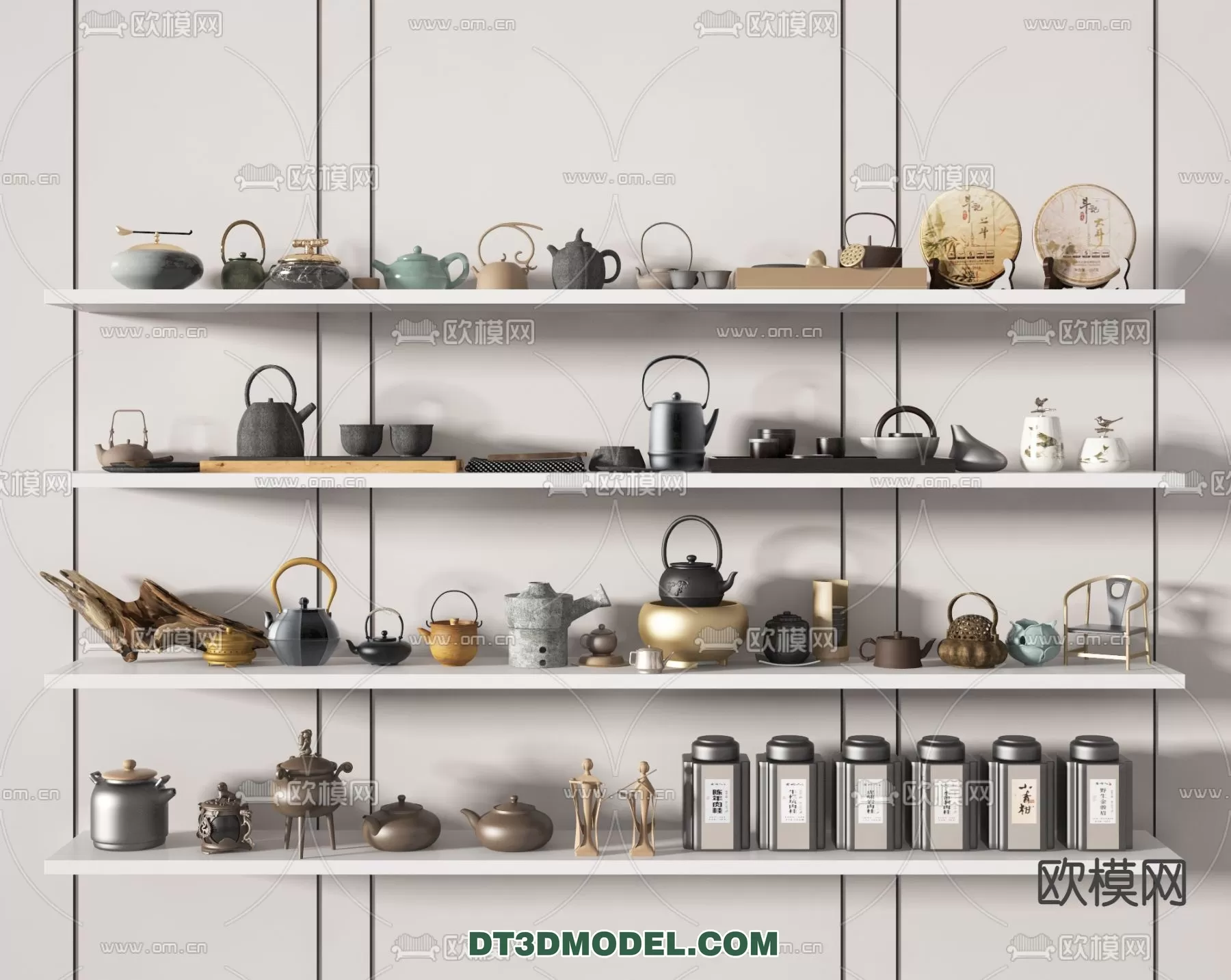 TEAPOT SET 3D MODELS – 040