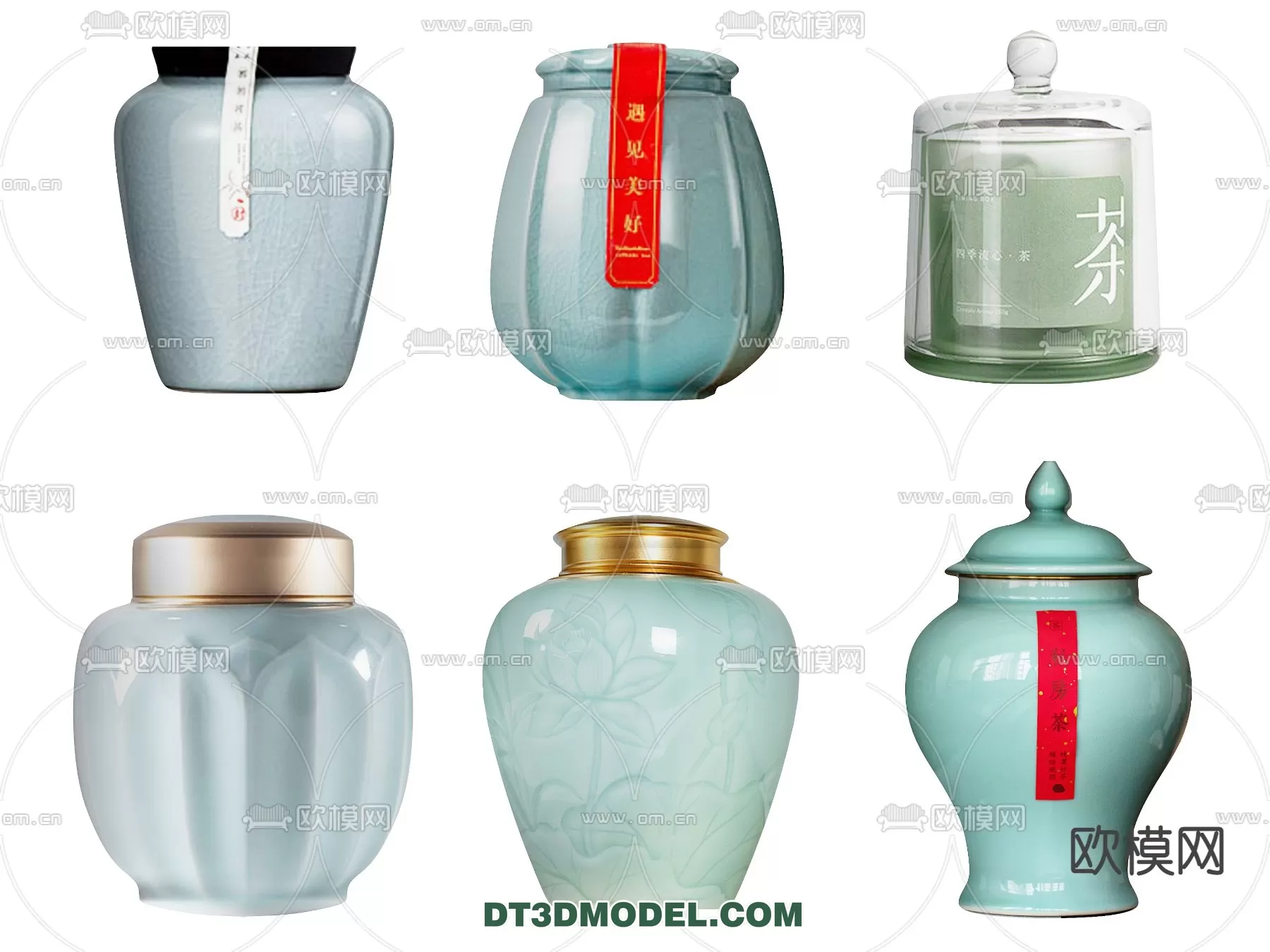 TEAPOT SET 3D MODELS – 043