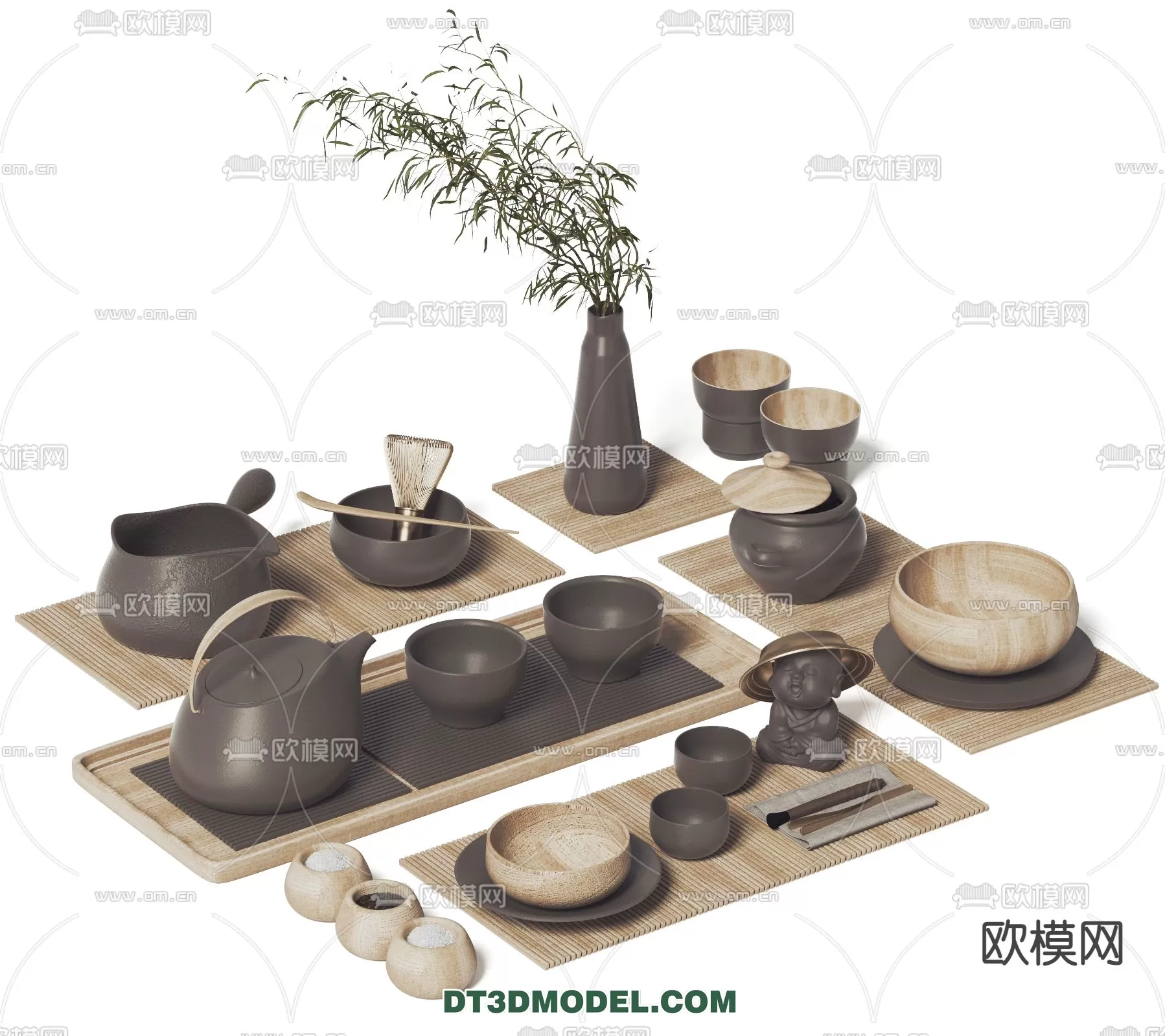 TEAPOT SET 3D MODELS – 049