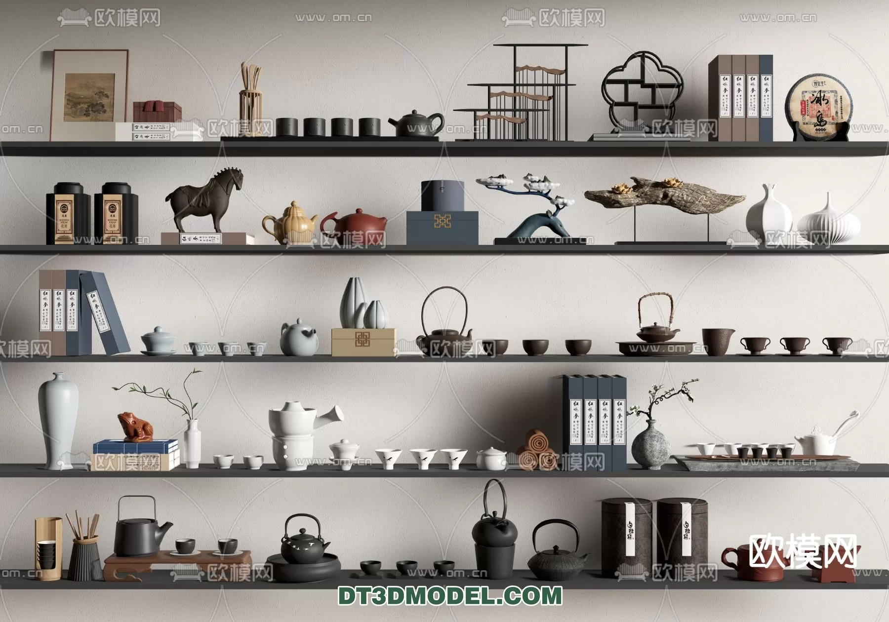 TEAPOT SET 3D MODELS – 056