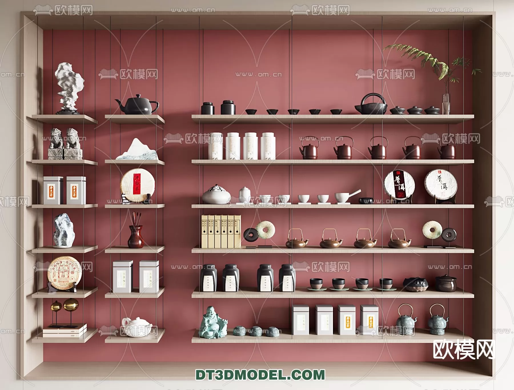 TEAPOT SET 3D MODELS – 058