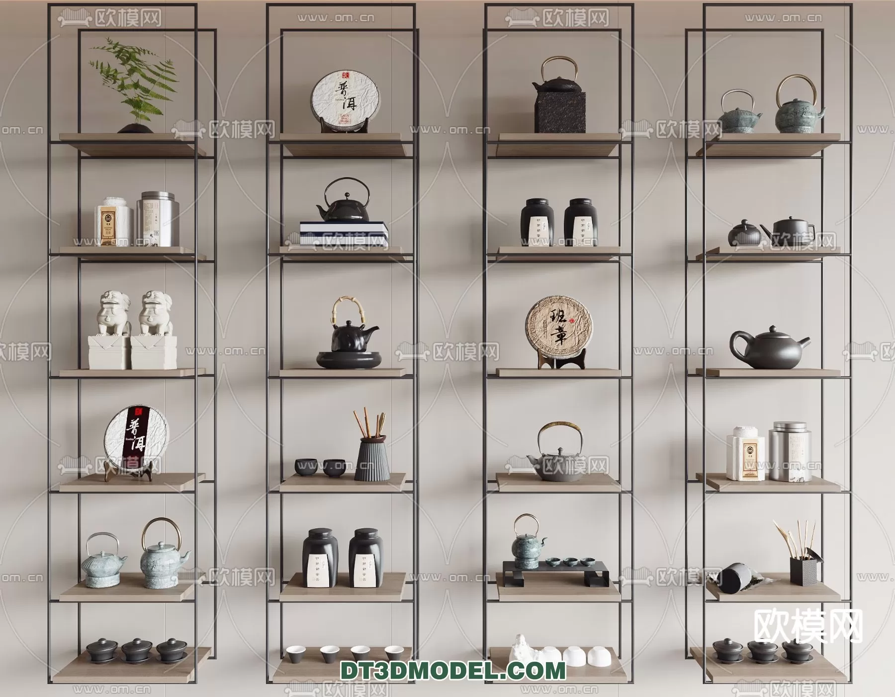 TEAPOT SET 3D MODELS – 059