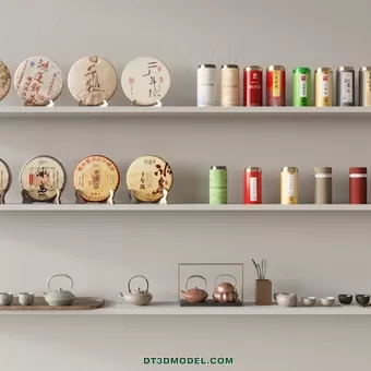 TEAPOT SET 3D MODELS – 064