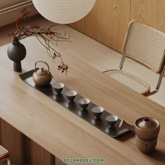 TEAPOT SET 3D MODELS – 068