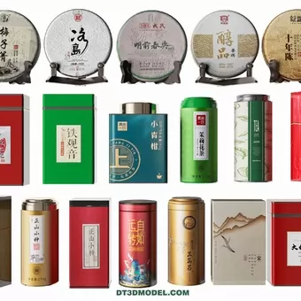 TEAPOT SET 3D MODELS – 071