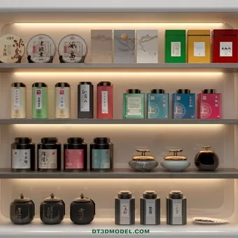 TEAPOT SET 3D MODELS – 074