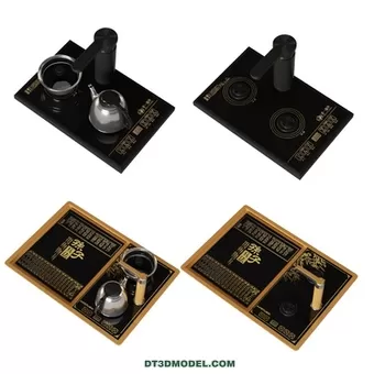 TEAPOT SET 3D MODELS – 075