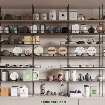 TEAPOT SET 3D MODELS – 077