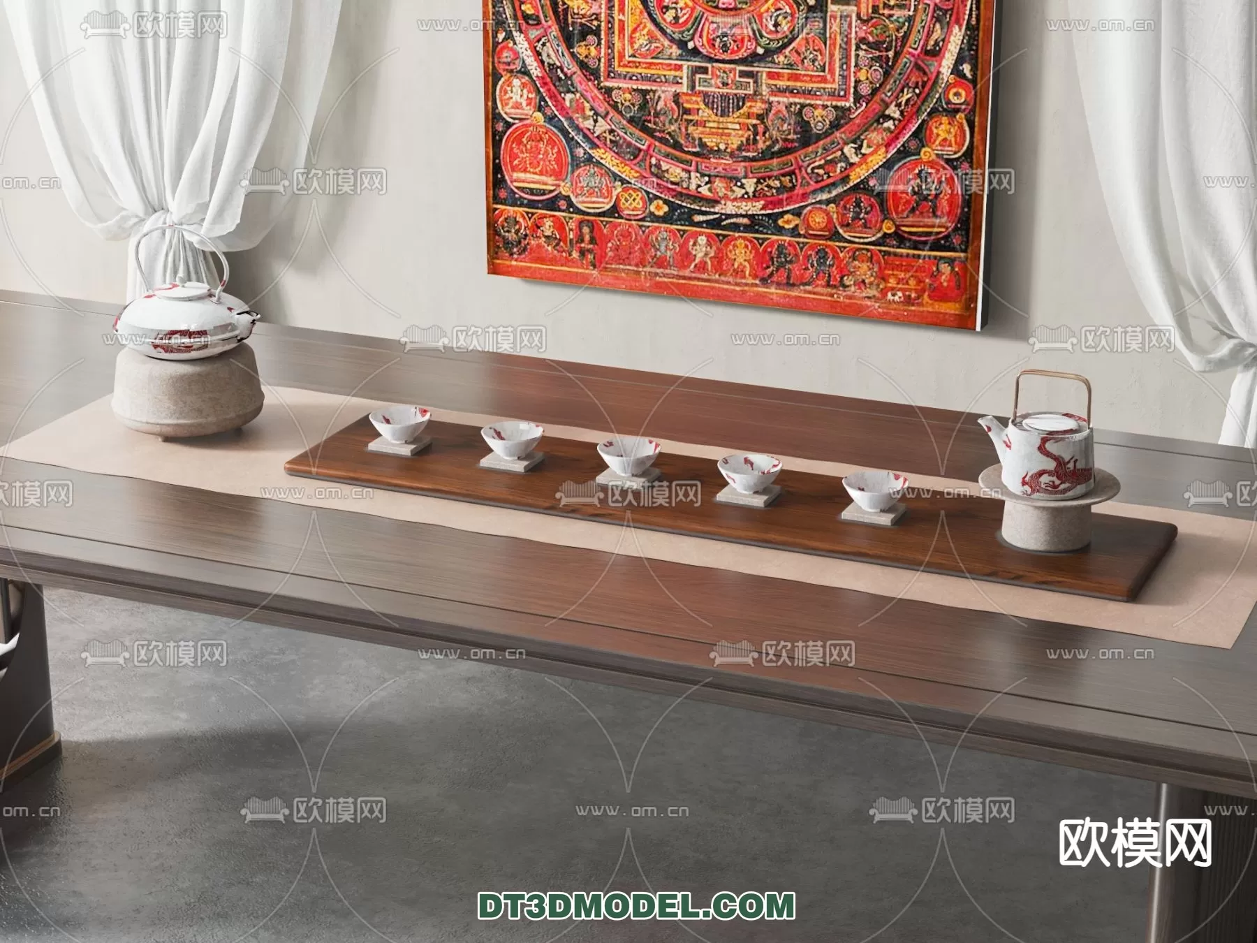 TEAPOT SET 3D MODELS – 082