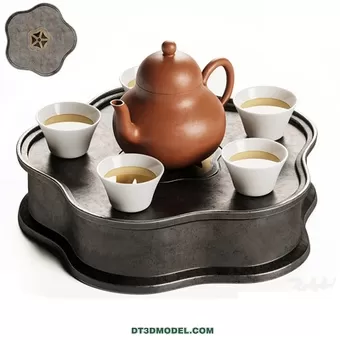 TEAPOT SET 3D MODELS – 083