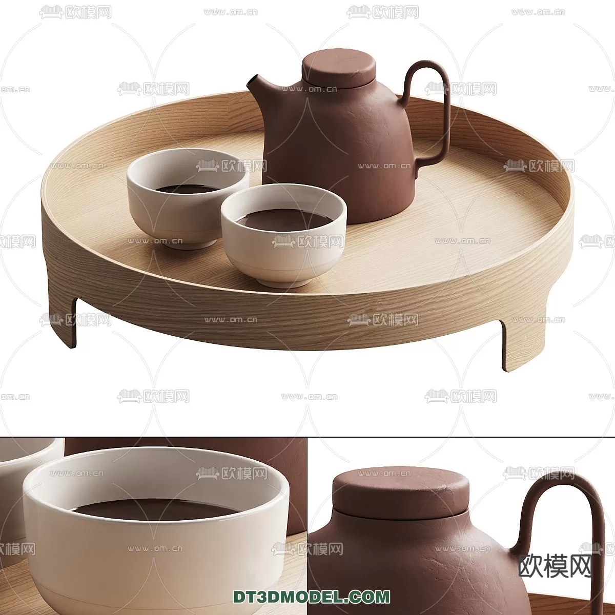 TEAPOT SET 3D MODELS – 087