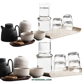 TEAPOT SET 3D MODELS – 088