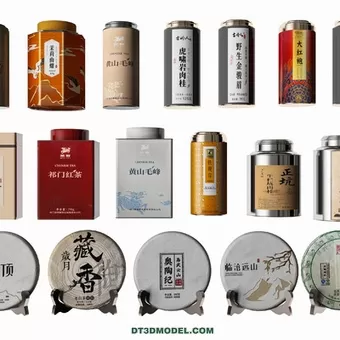 TEAPOT SET 3D MODELS – 089