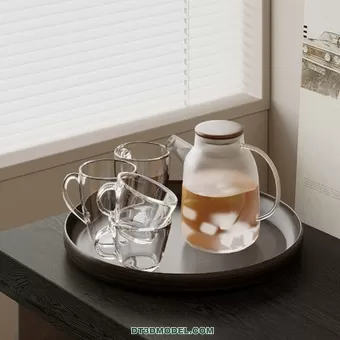 TEAPOT SET 3D MODELS – 090