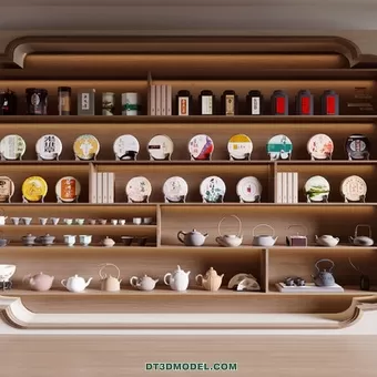 TEAPOT SET 3D MODELS – 093