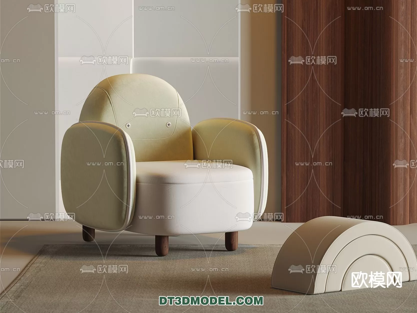ARMCHAIR 3D MODELS – MODERN STYLE – 0012