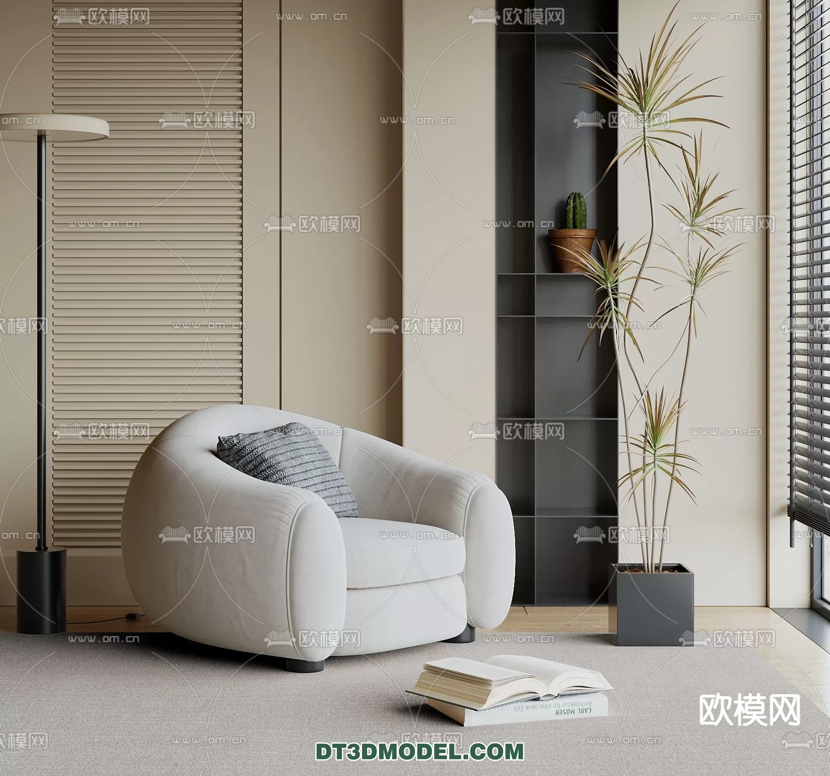 ARMCHAIR 3D MODELS – MODERN STYLE – 0014