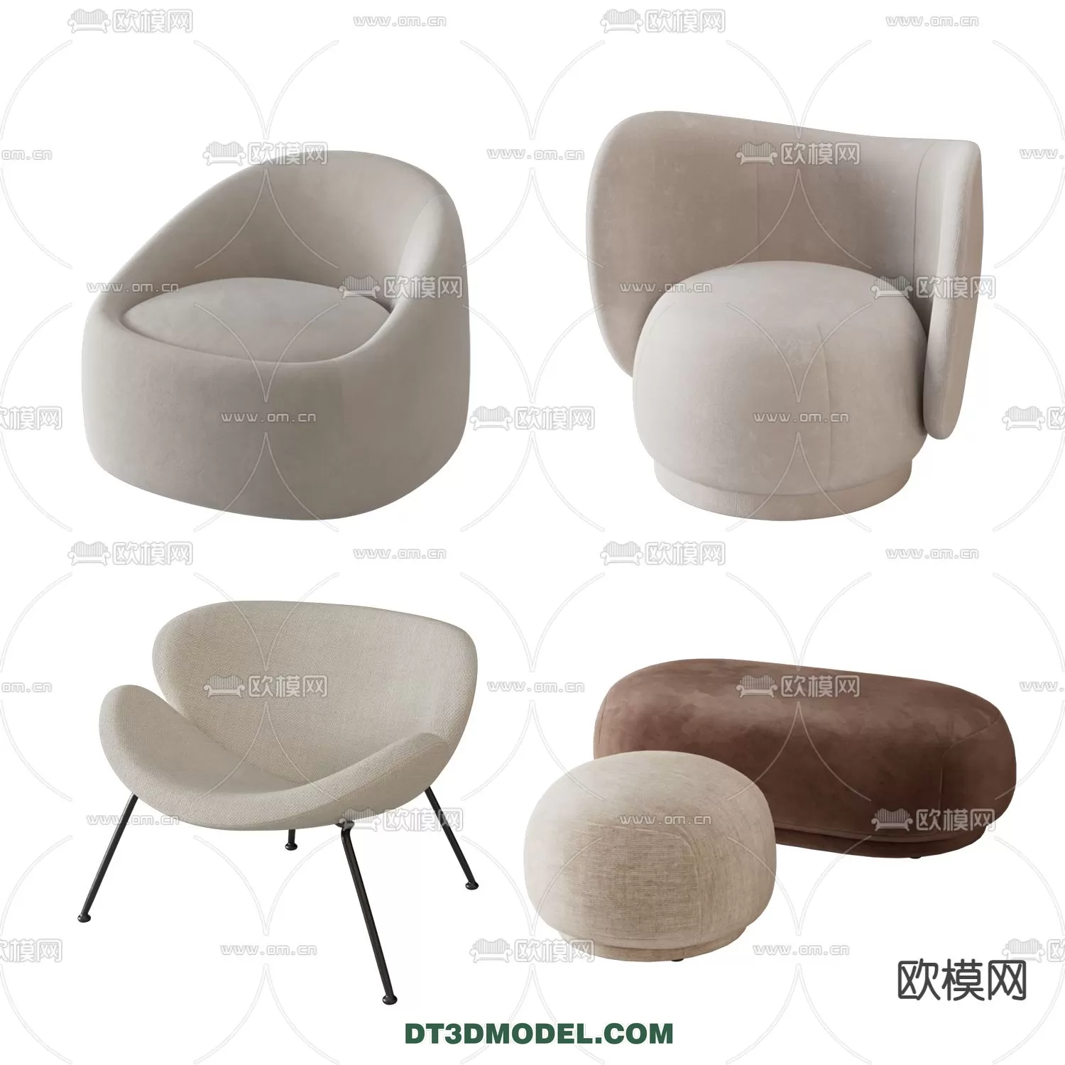 ARMCHAIR 3D MODELS – MODERN STYLE – 0016