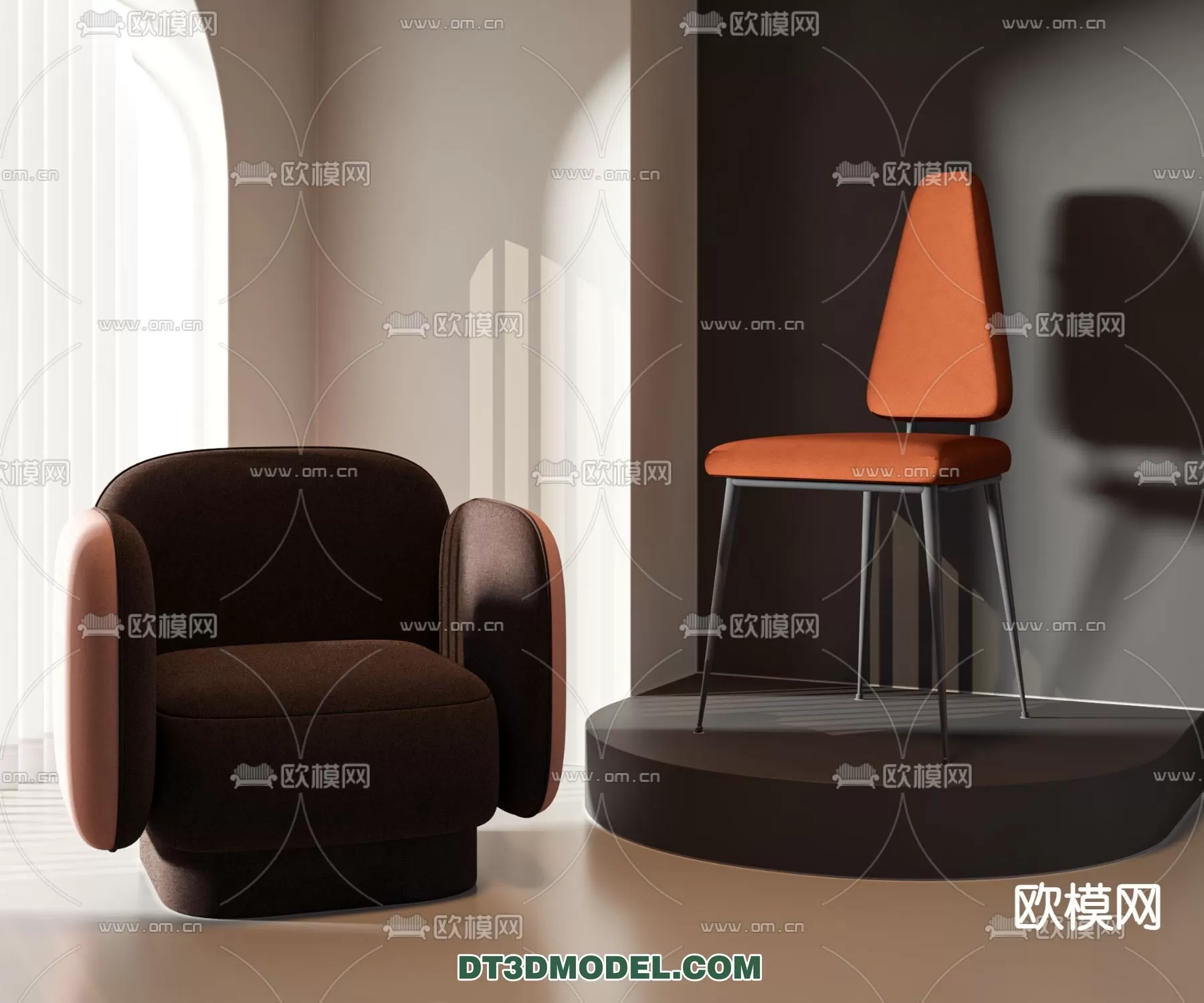 ARMCHAIR 3D MODELS – MODERN STYLE – 0017