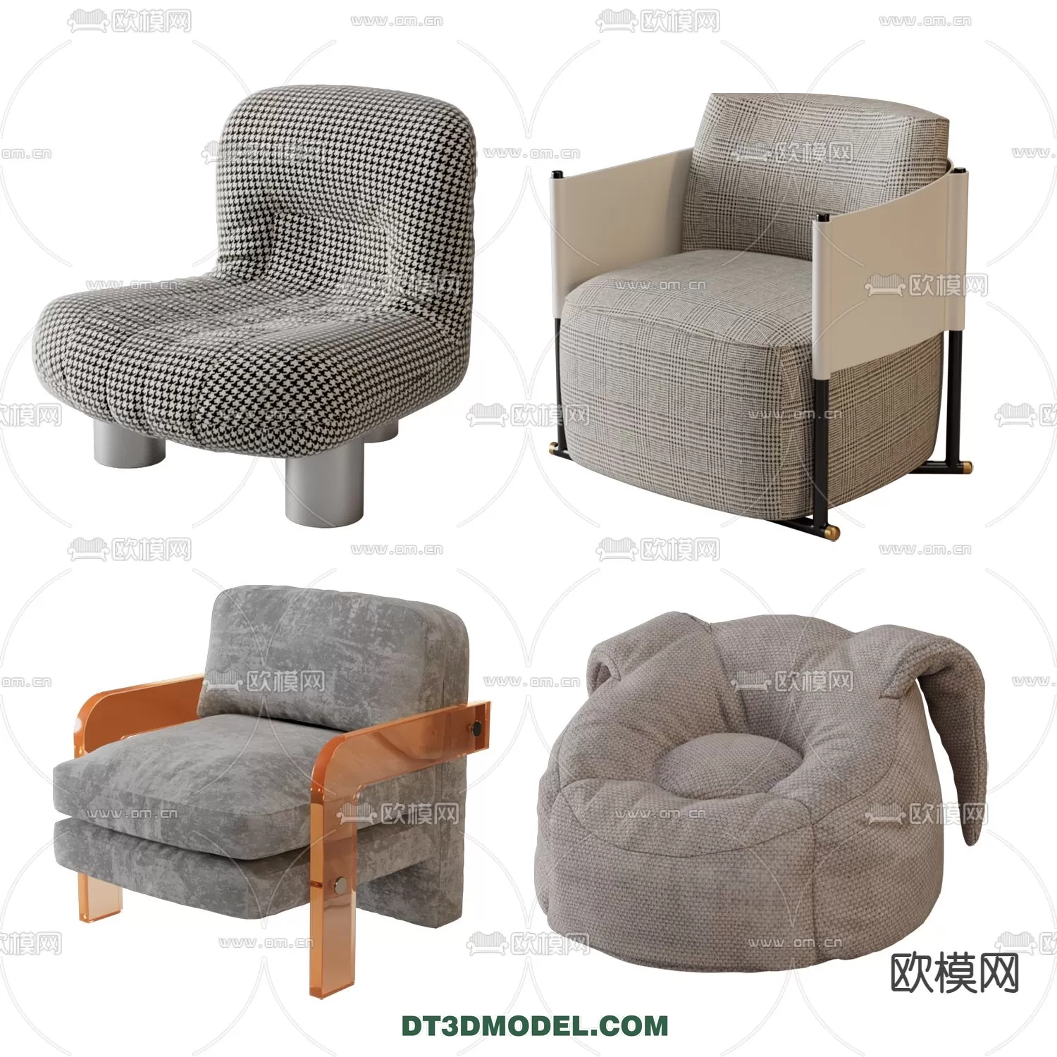 ARMCHAIR 3D MODELS – MODERN STYLE – 0018