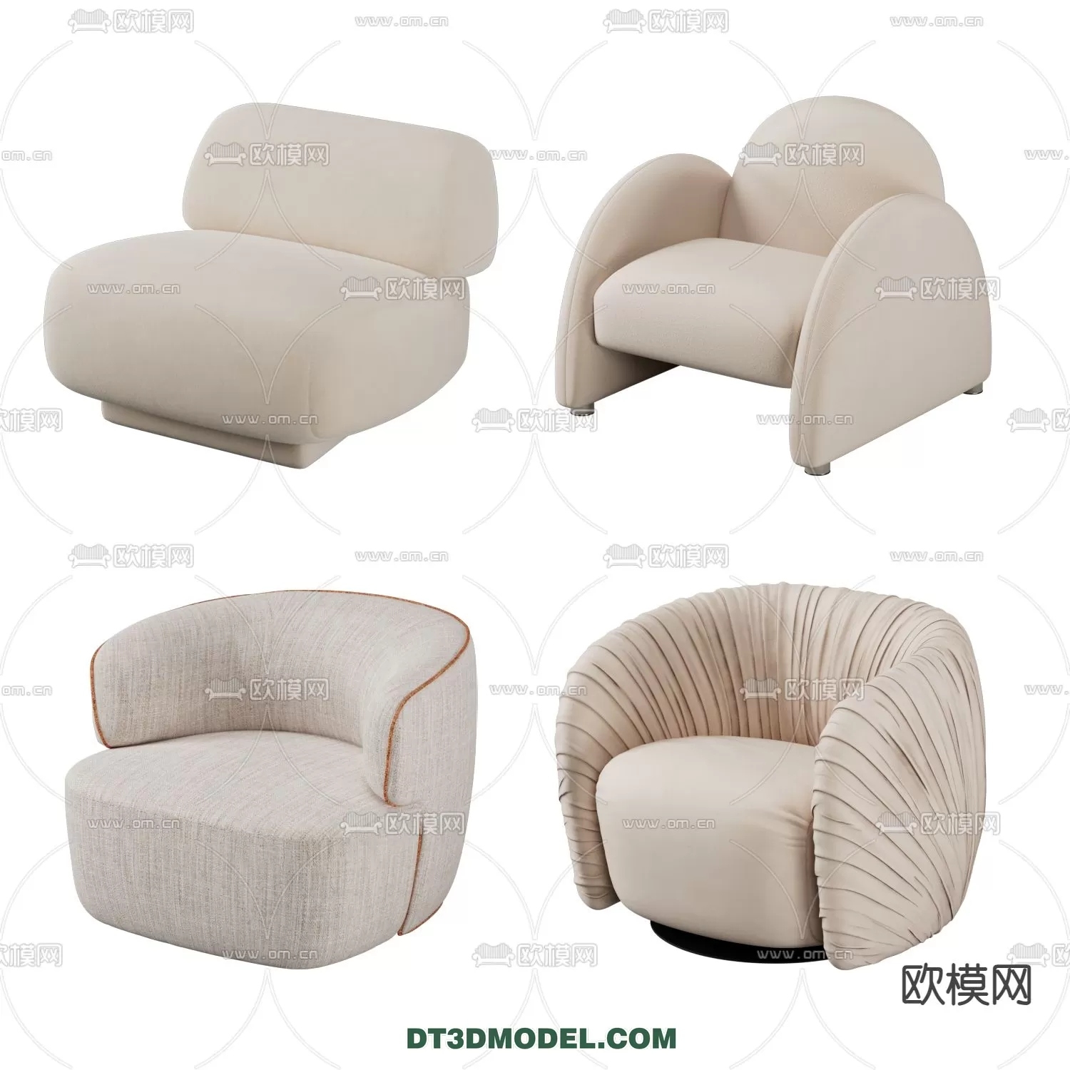 ARMCHAIR 3D MODELS – MODERN STYLE – 0019