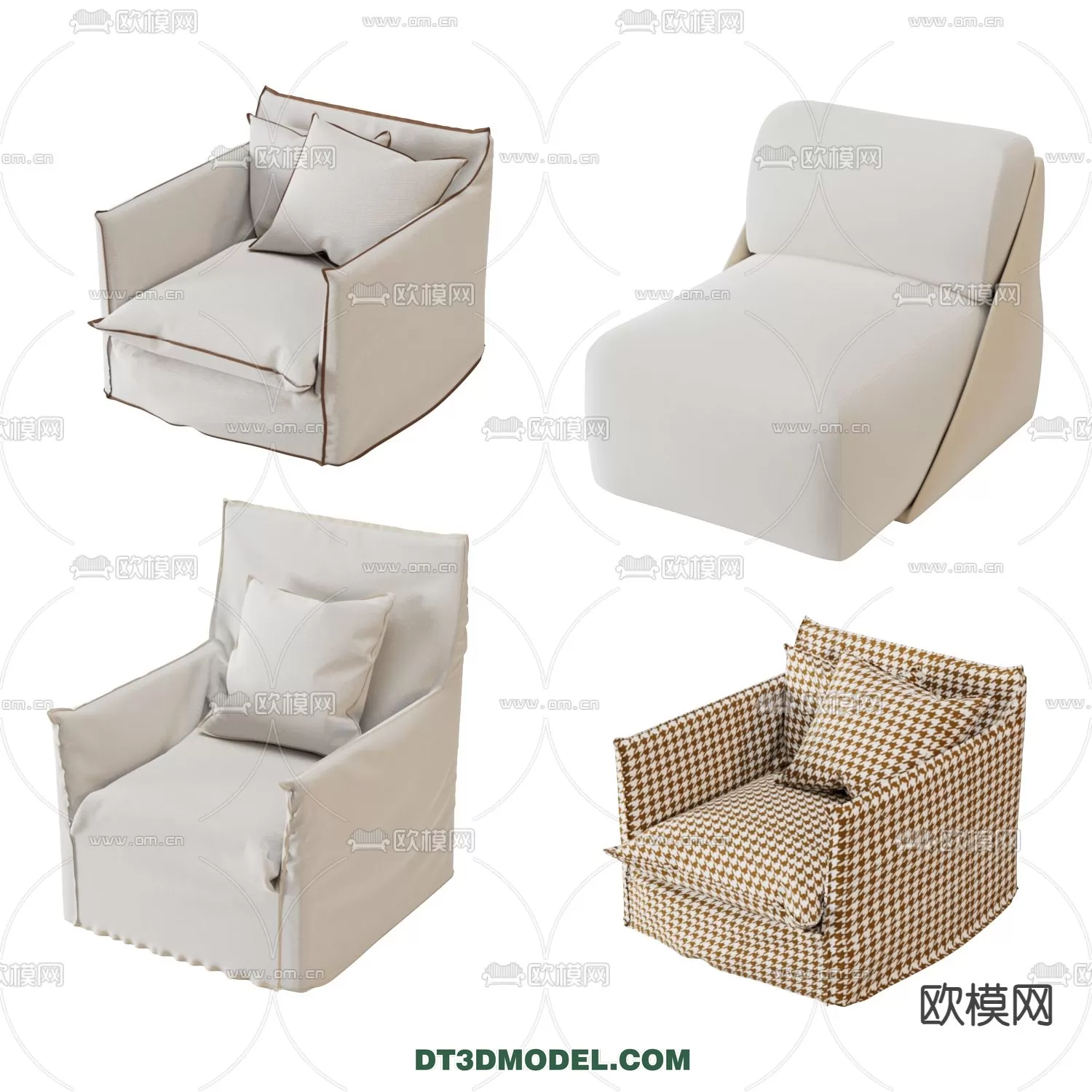 ARMCHAIR 3D MODELS – MODERN STYLE – 0031