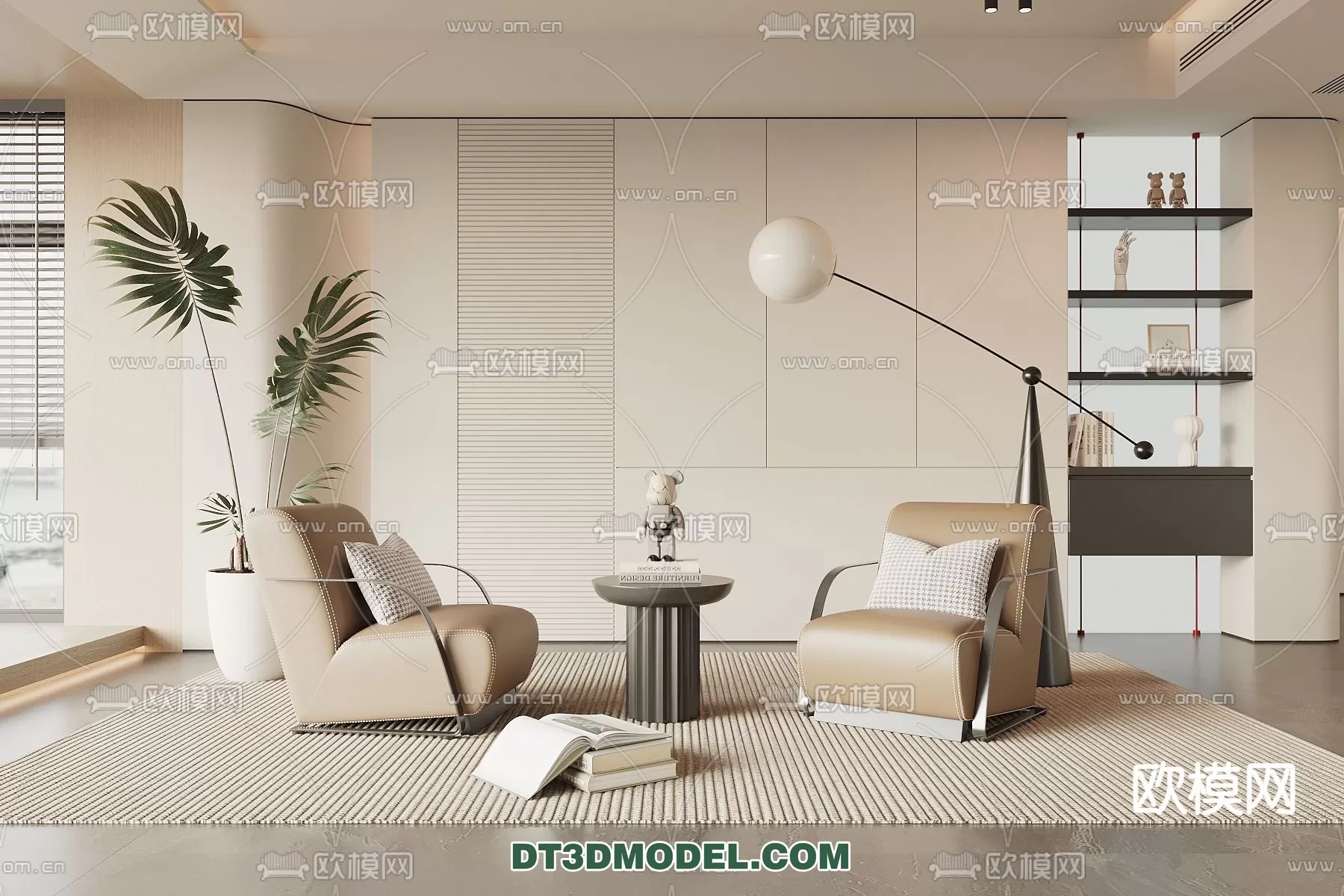 ARMCHAIR 3D MODELS – MODERN STYLE – 0032