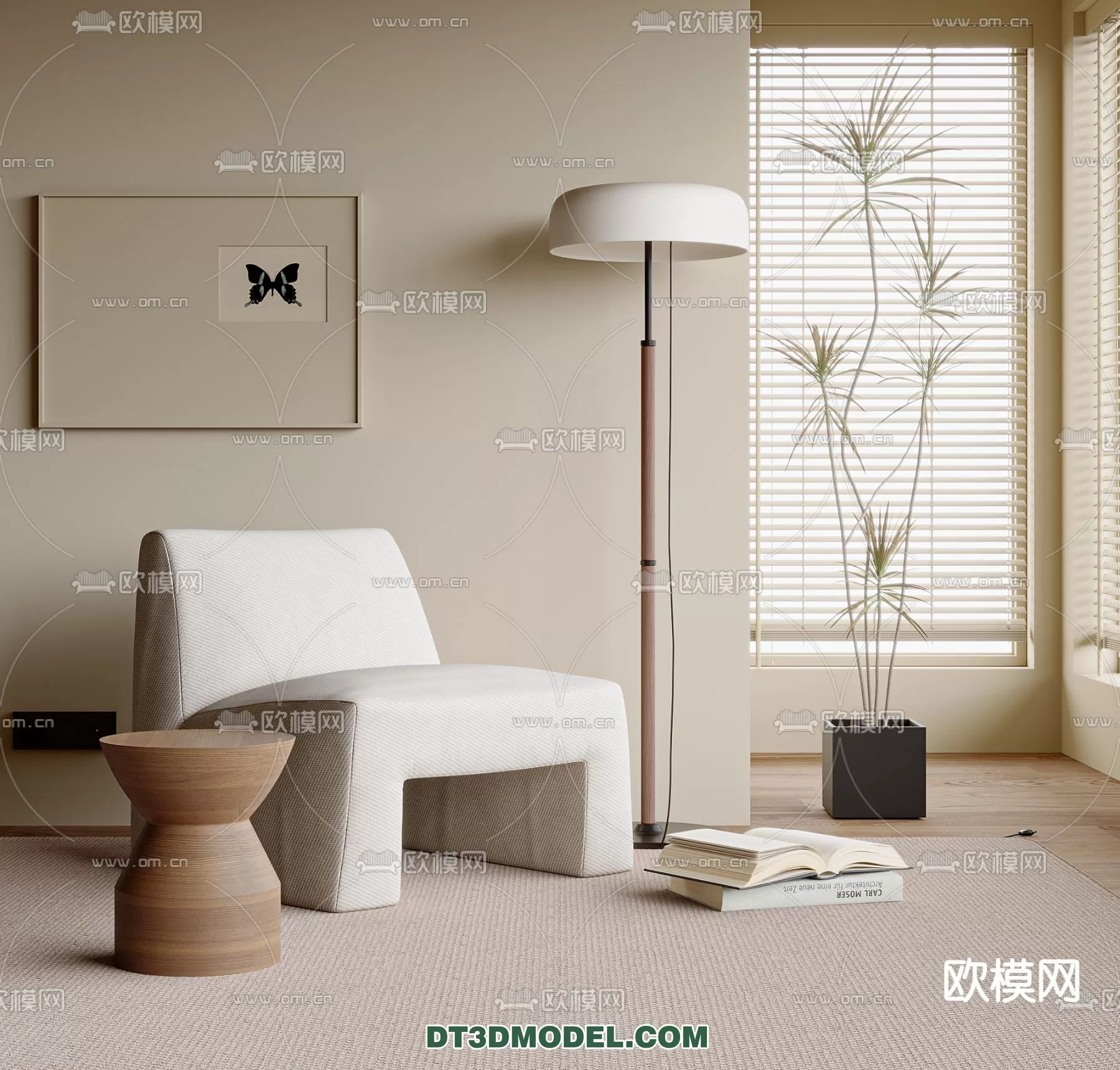 ARMCHAIR 3D MODELS – MODERN STYLE – 0033