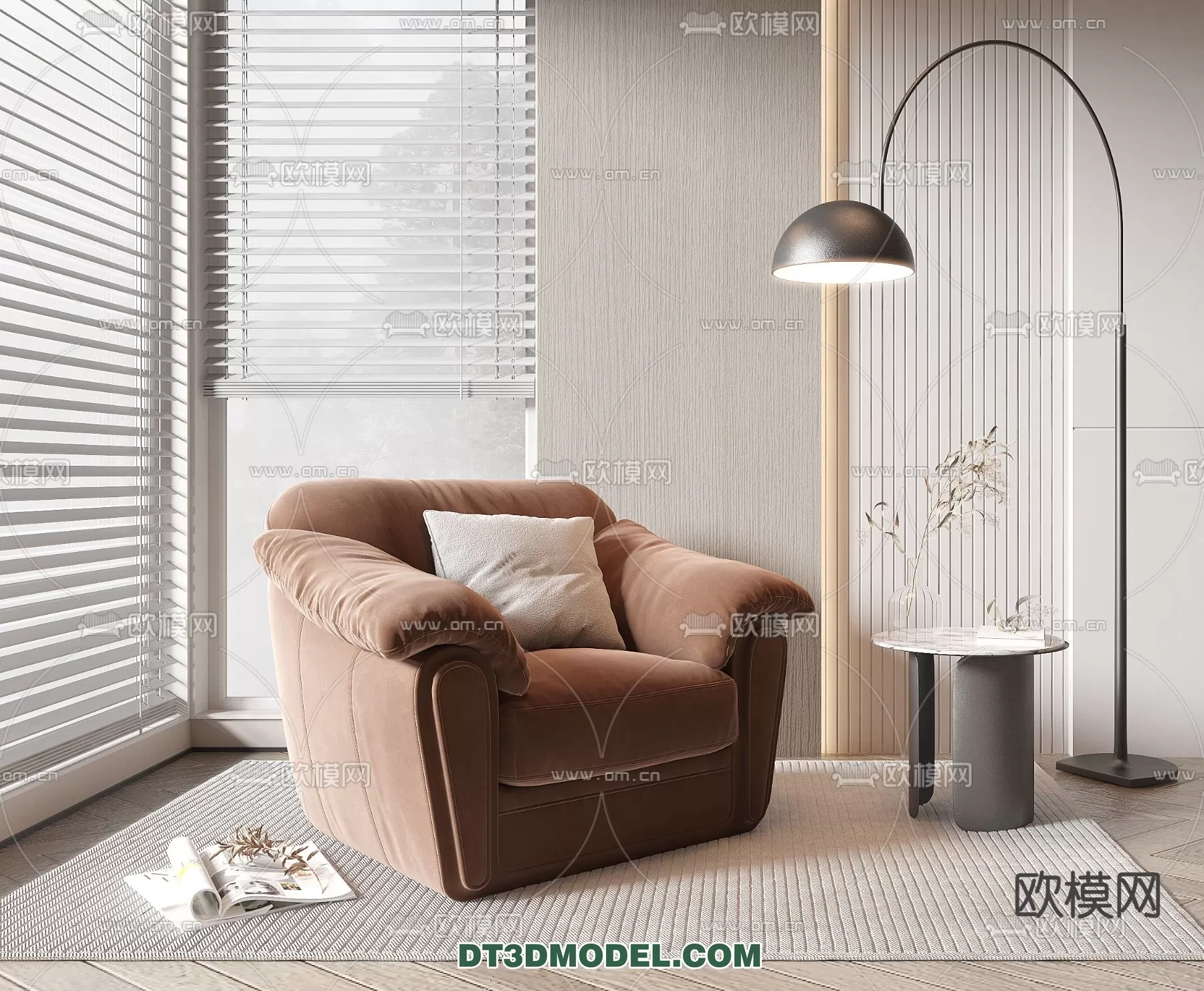 ARMCHAIR 3D MODELS – MODERN STYLE – 0035