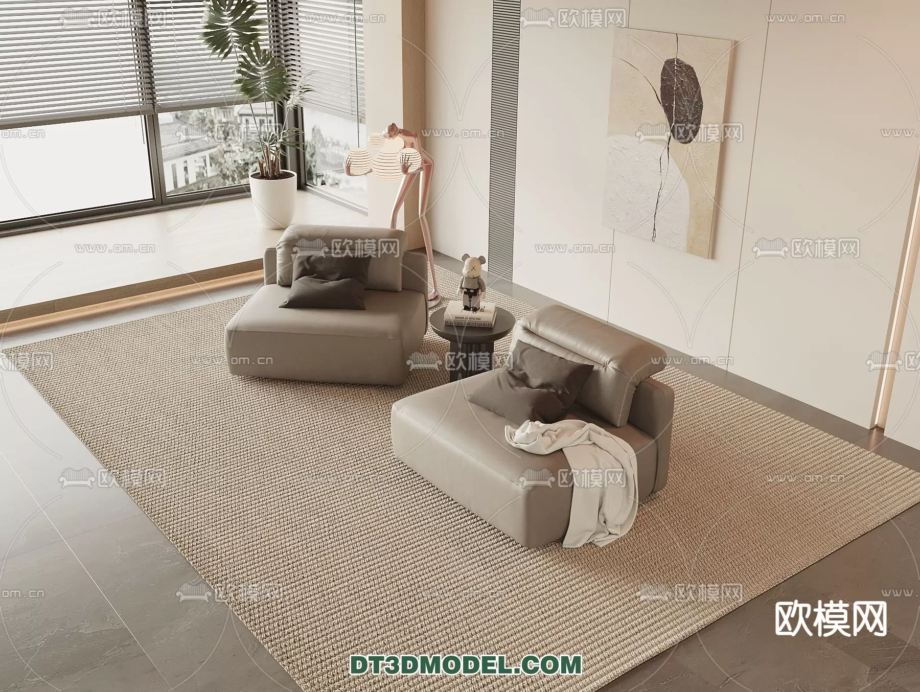 ARMCHAIR 3D MODELS – MODERN STYLE – 0038